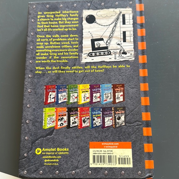 Diary of a Wimpy Kid Wrecking Ball Jeff Kinney New Hardbound Book - Picture 3 of 5